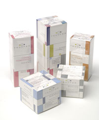 Cosmetics packaged for presentation